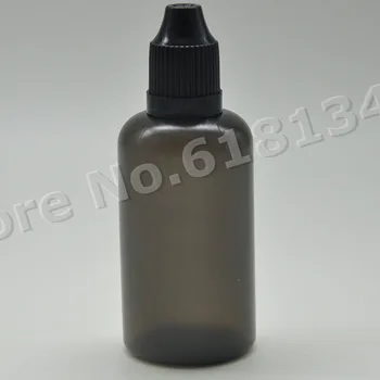 1500 бр 50 мл черна пластмасова бутилка-краен за течности с устойчиви към въздействието на деца капаци
