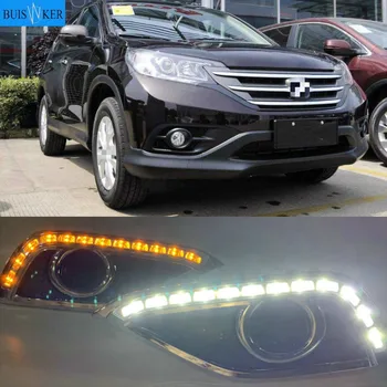 LED DRL Дневни Ходова Светлина Дневен Указател на Завоя Автомобилен Стайлинг за Honda CRV CR-V 2012 2013 2014