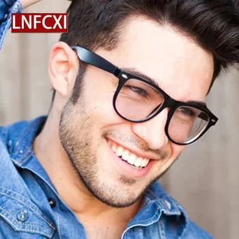 LNFCXI Модни Прозрачни Очила Мъжки Фалшиви Очила с Квадратни Рамки За Очила Дамски Оптични Рамки за очила Мъжки слънчеви Очила За Четене На Рецепта