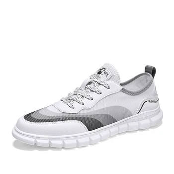 men casuales for sapatos разпродажба masculinos есен sapatenis нов мъжки летен фиш бял sapato ежедневни модни дишаща мъжки обувки