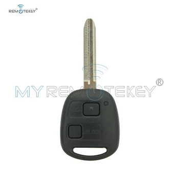 Remtekey Дистанционно Ключ с 2 бутона 433 Mhz 4c/4d67 Чип За Toyota Prado Avensis Tarago Rav4 Kluger 2003-2009 P/N: 50171 на Острието Toy43