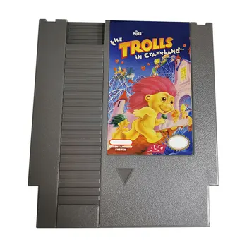 Trolls in Crazyland, игри касета за конзола с една карта 72 Pin NTSC и PAL конзола