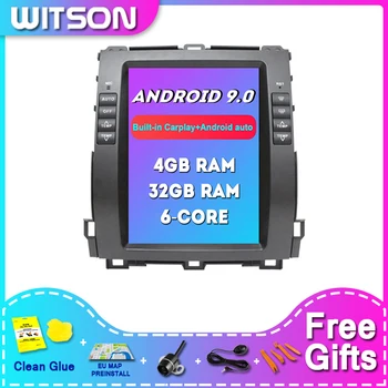 WITSON Android 9,0 Кола DVD плейър За TOYOYA PRADO 2002-2009 СРЕДЕН/НИСЪК 4G RAM 32ROM Кола DVD плейър Универсален