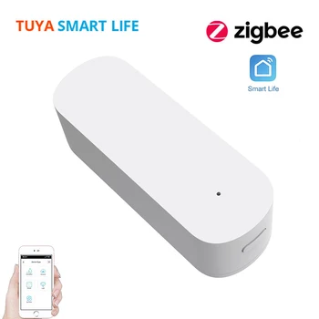 Zemismart Zigbee Безжичен Интелигентен Сензор за вибрации Защита на Сигурността на Аларми в реално Време SmartLife SmartThing Управление на Откриване на Дома