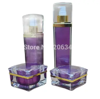 бутилка spayer форми 50ml purple patels акрилна или парфюм или спрей за мъгла, Козметична бутилка