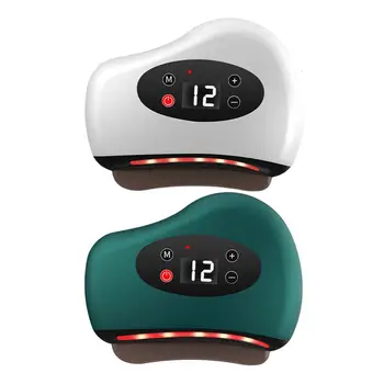 Електрически инструменти за масаж на лицето с отопление и вибрации USB Зареждане Удобни за използване