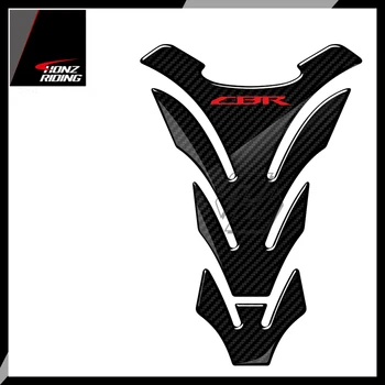 За Honda CBR 600 900 1000 Tankpad 3D Carbon Look Мотоциклетът Тампон На Резервоар Протектор Етикети