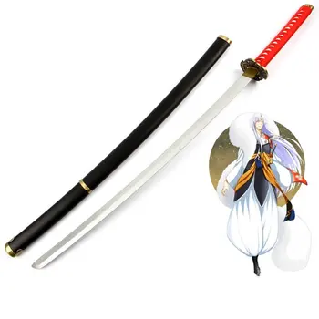 [Забавно] 100 см Cosplay Аниме Inuyasha Sesshoumaru Tenseiga оръжие Дървен Меч модел Костюмированной партита Аниме шоу Японски меч на самурая