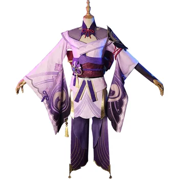 Играта Genshin Impact Raiden Генерал Ваал Cosplay Костюм Дамски Модни Униформи Вечерни Ролеви Игри Дрехи XS-XXL Inazuma