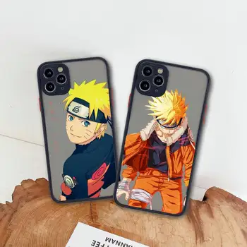 Калъф За телефон Наруто Naruto за iPhone 14 Plus 13 12 11 Pro Max Mini XS X XR Матиран Прозрачен Калъф