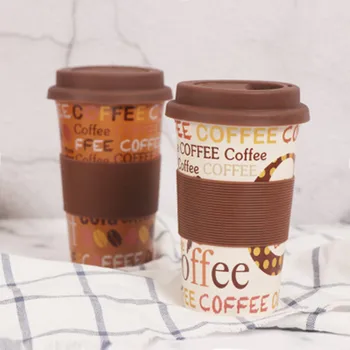 Креативните Керамични Чаши за Кафе, Преносими Пътни Чаши за Кафе, Чаши за момичета, Чаши и Чаши, Комплекти, Чаши За Чай с Мляко, Една Чаша,...