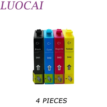 Мастилницата LuoCai, който е Съвместим За Epson T0441 T0442 T0443 T0444 За Epson Stylus C64 C66 C84 C84N C84WN C86 CX3600 Принтери