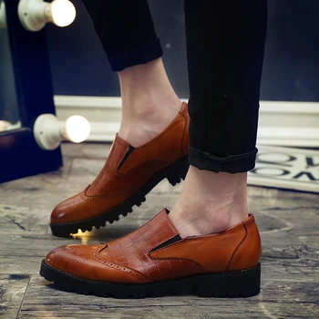 Мъжки Ежедневни Обувки 2020 г. Мъжка Кожена Ежедневни Обувки в Черен Цвят, Ръчно изработени Sapato Мъжки Модни и Ежедневни Zapatos Informales De Hombre
