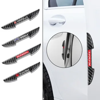 На ръба на Вратата на Колата, Лента на Бронята, Защитно Фолио, Етикети, изработени от Въглеродни Влакна за Geely GX3 Boyue Haoyue New Vision-X3 Emgrand-GS Аксесоари