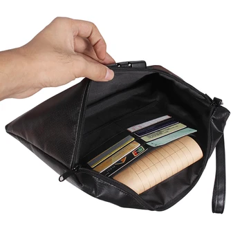 Огнеупорни чанти за документи, водоустойчив и огнеупорна чанта с огнеупорни цип за пари, бижута, паспорт, съхранение на документи