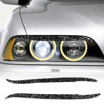 Фалшиви делото век за вежди фарове, изработени от въглеродни влакна за 1997-2003 BMW 5 серия E39