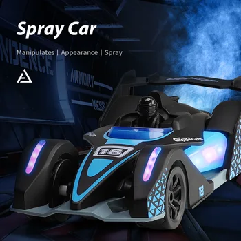 Нов задвижване на всички колела Спрей-Drift високоскоростни Състезателни Автомобили с дистанционно управление на 2,4 G Лека Музика, Детски Електрически Играчка Кола